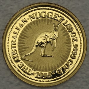 Goldmünze 1/20oz "Känguru" 1995 Australian Nugget (Australien) - Miniaturansicht 1