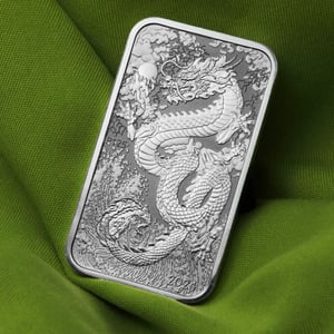 Silber Münzbarren 1oz "Rectangular Dragon" 2024 diff. (Australien) - Miniaturansicht 5