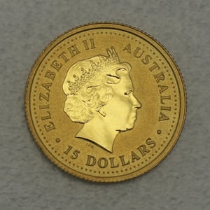 Goldmünze 1/10oz "Hase" 1999 Lunar I – Year of the Rabbit (Australien) - Miniaturansicht 2