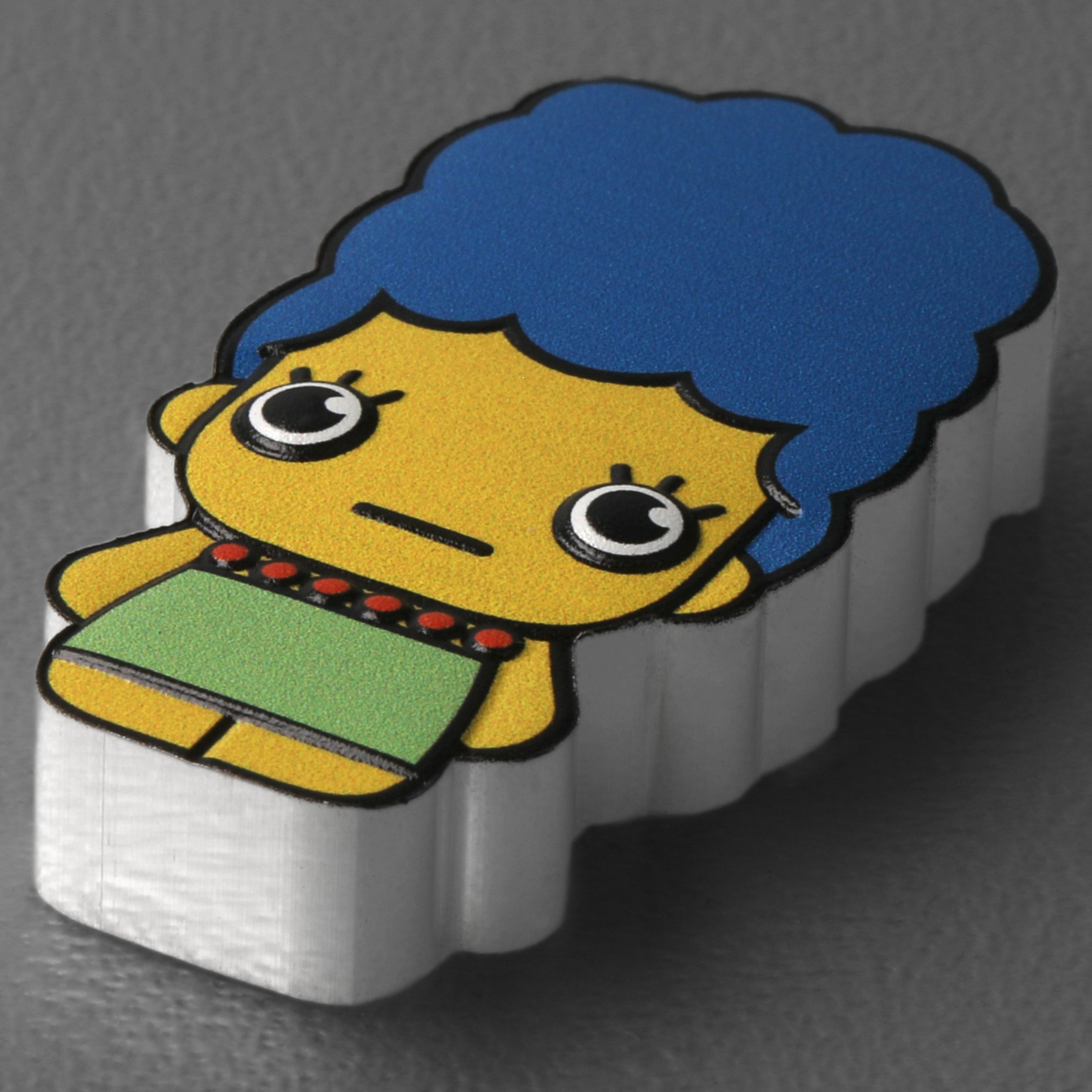 Silbermünze 1oz "Marge Simpson" 2022 (koloriert) Minted Mini – The Simpsons 19% (Tuvalu) - Detailansicht 2