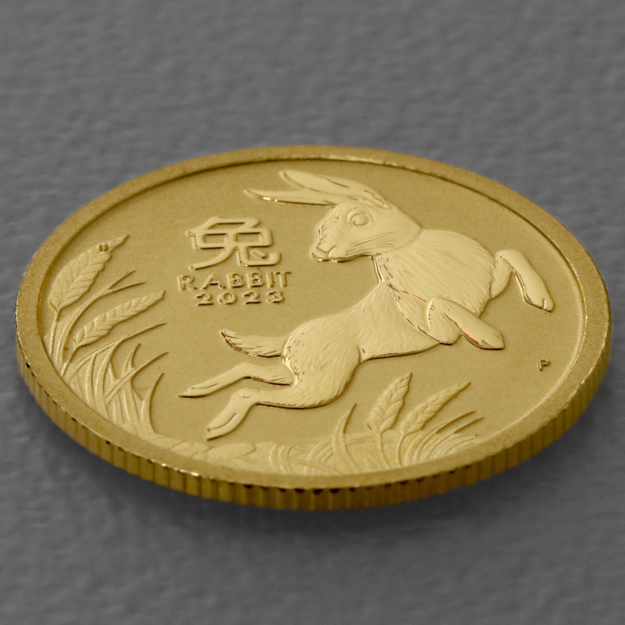 Goldmünze 1/20oz "Hase" 2023 Lunar III – Year of the Rabbit (Australien) - Detailansicht 2