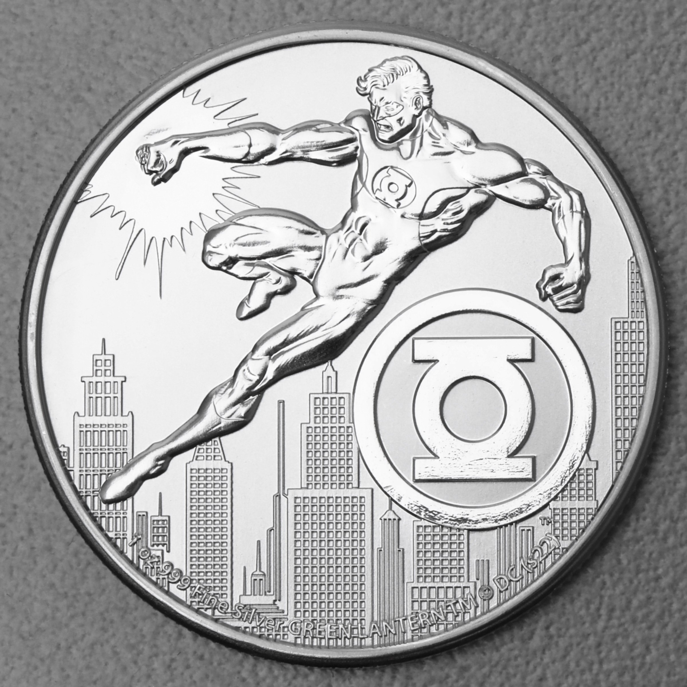 Silbermünze 1oz "Green Lantern" 2022 DC Comics (Niue) - Hauptansicht