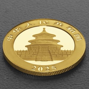 Goldmünze 15g "Panda" 2025 (China) - Miniaturansicht 4