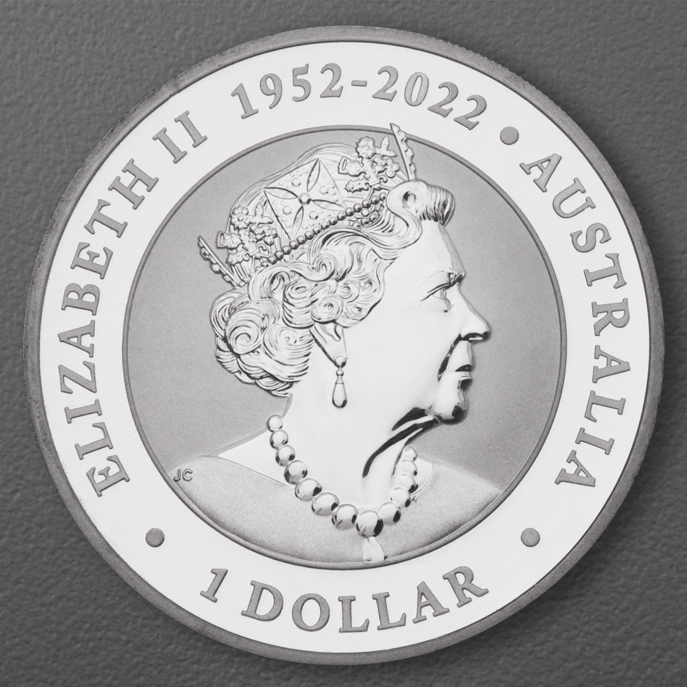Silbermünze 1oz "Kookaburra" 2024 (koloriert) World Money Fair - Coin Show Special (Australien) - Detailansicht 1