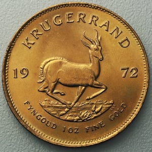 Goldmünze 1oz "Krügerrand" 1972 (Südafrika) - Hauptansicht