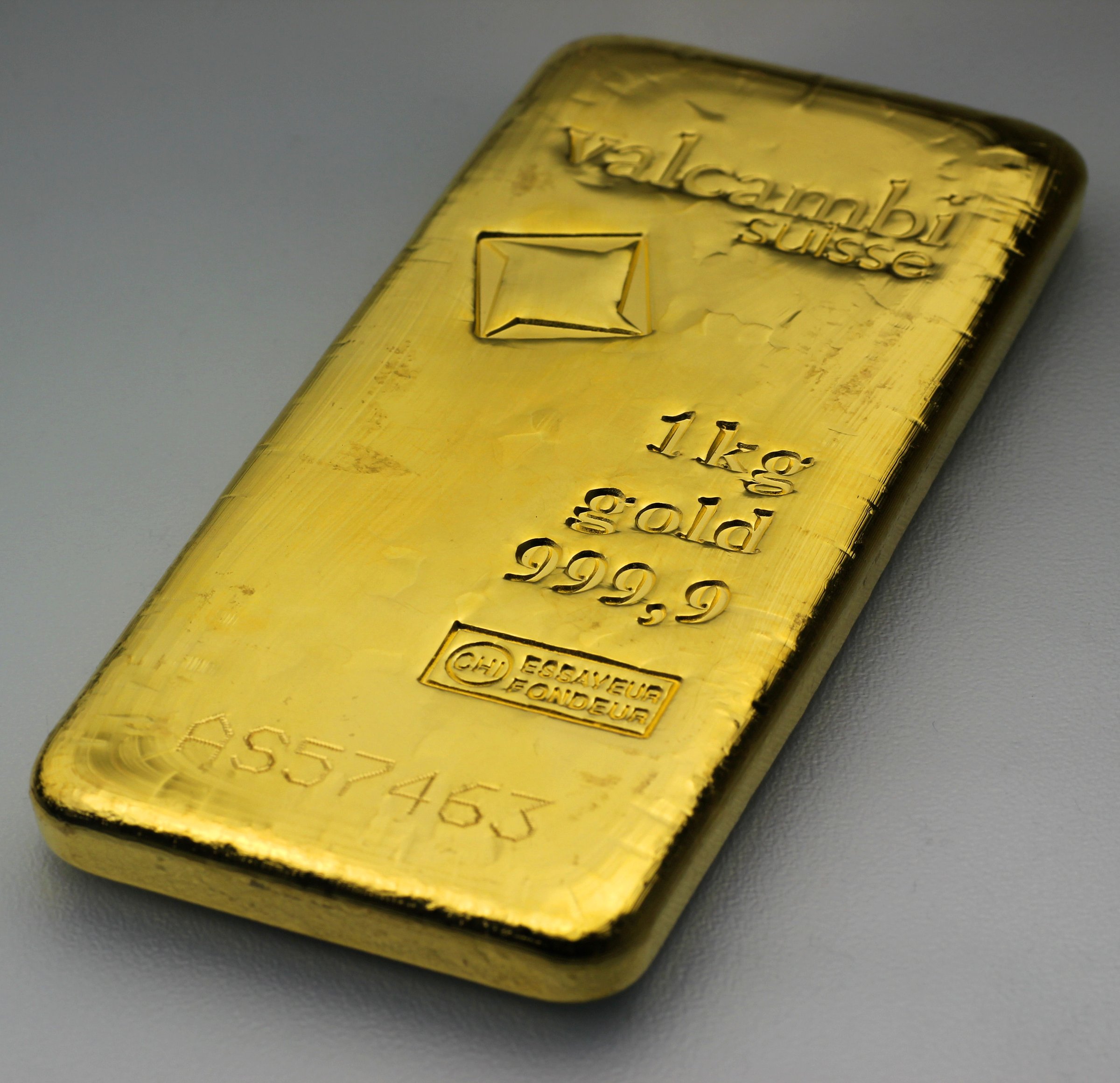 Goldbarren 1000g VALCAMBI gegossen - Detailansicht 1