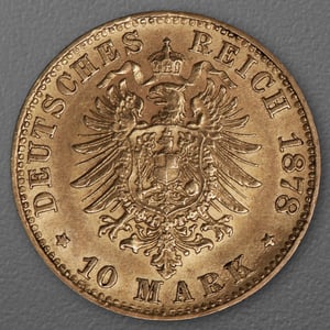 Goldmünze 10 Mark "Friedrich I." 1878-G J.186 (Baden) - Miniaturansicht 2