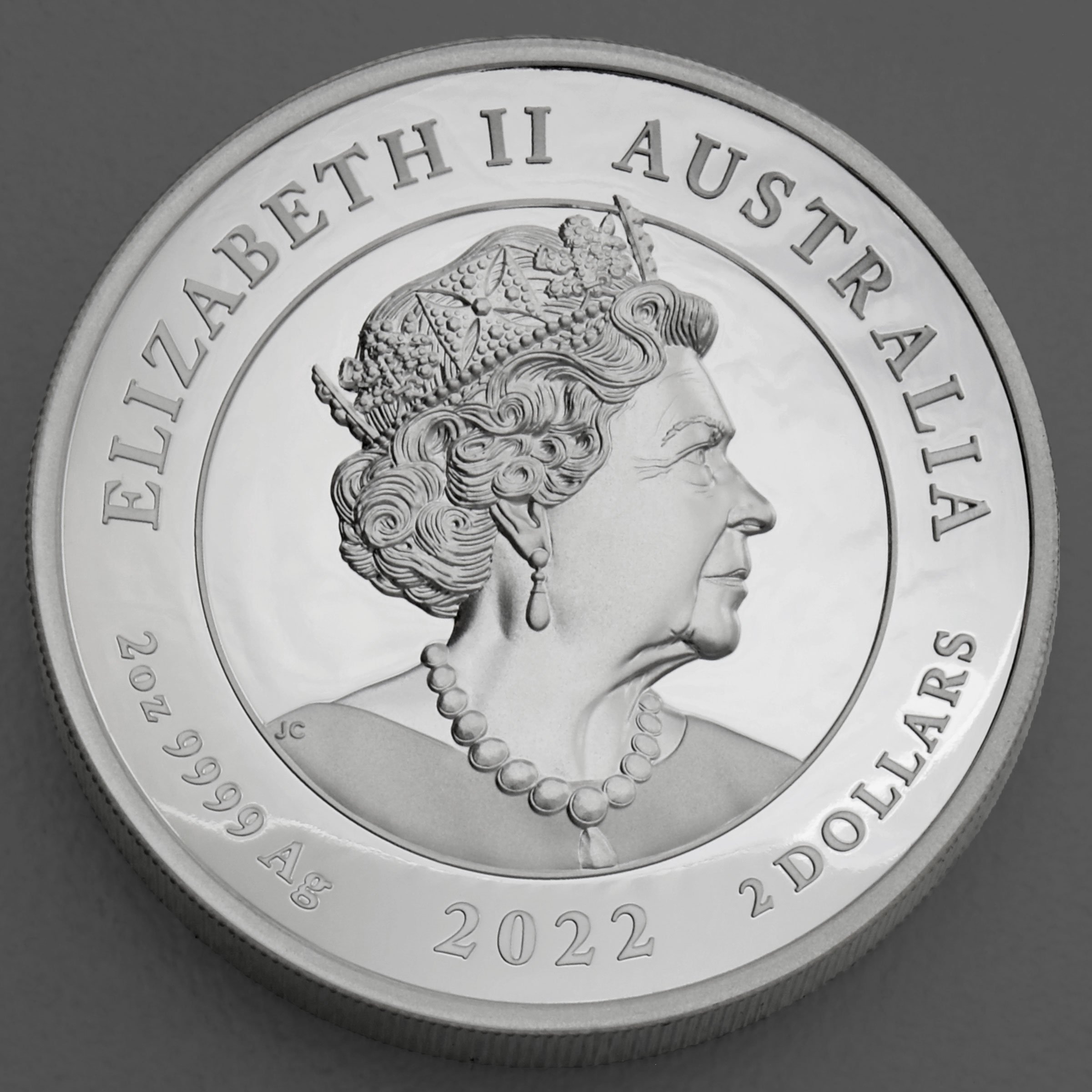 Silbermünze 2oz "Phoenix" 2022 (PP/HR) Chinese Myths & Legends (Australien) - Detailansicht 1