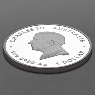 Silbermünze 3 x 1oz "Ziege" 2027 (PP/kol./verg.) Set 3-teilig Lunar III (Australien) - Miniaturansicht 5