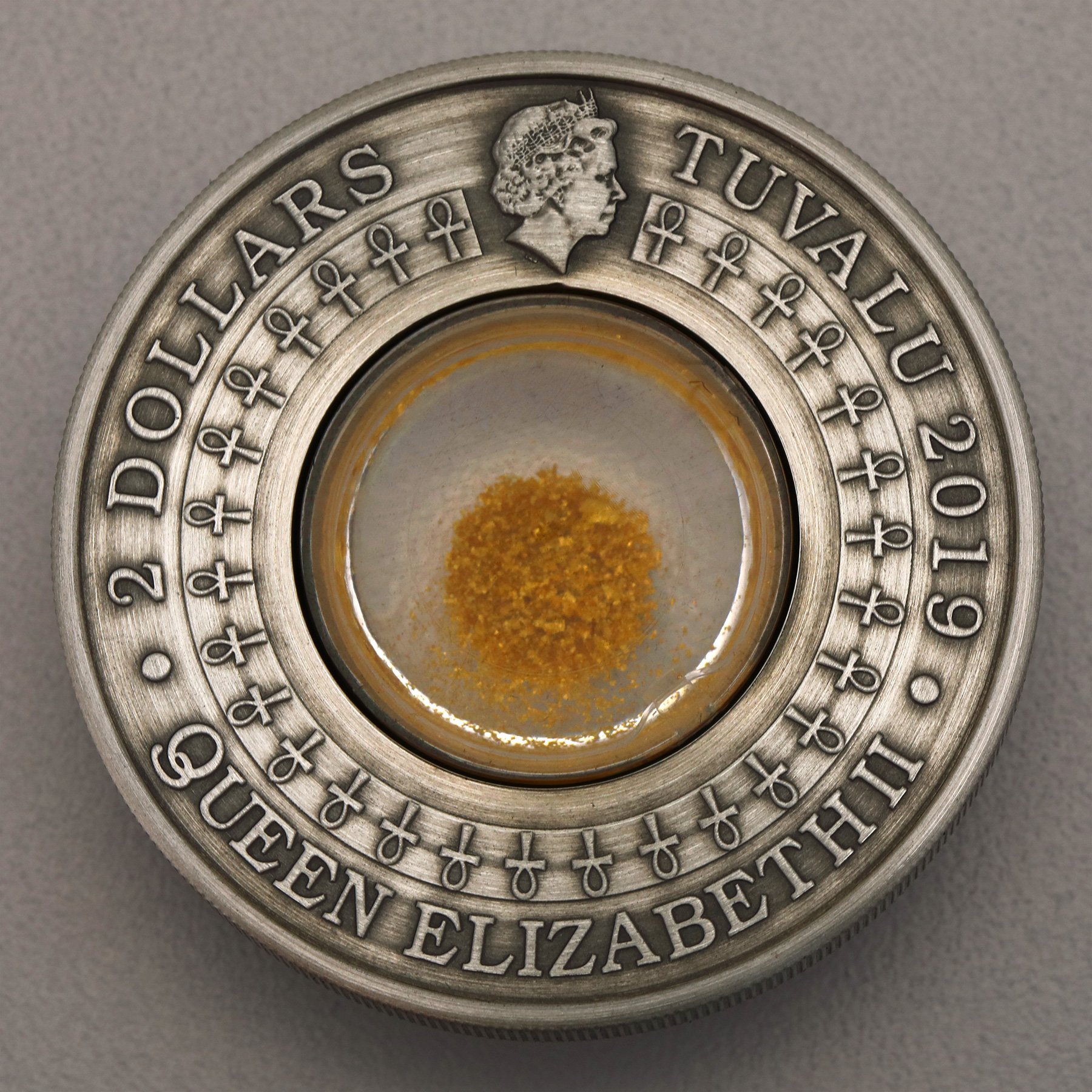 Silbermünze 2oz "Treasures of Ancient Egypt" Antique Finish - Detailansicht 1
