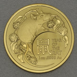 Goldmünze 1oz "Maus" 2020 Lunar II (RAM) – Year of the Mouse (Australien) - Hauptansicht