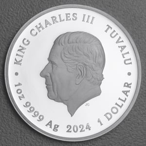 Silbermünze 1oz "Sean Connery" 2024 (PP/koloriert) James Bond (Tuvalu) - Miniaturansicht 2