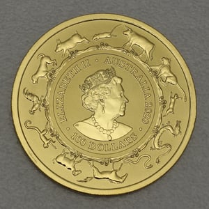 Goldmünze 1oz "Maus" 2020 Lunar II (RAM) – Year of the Mouse (Australien) - Miniaturansicht 2