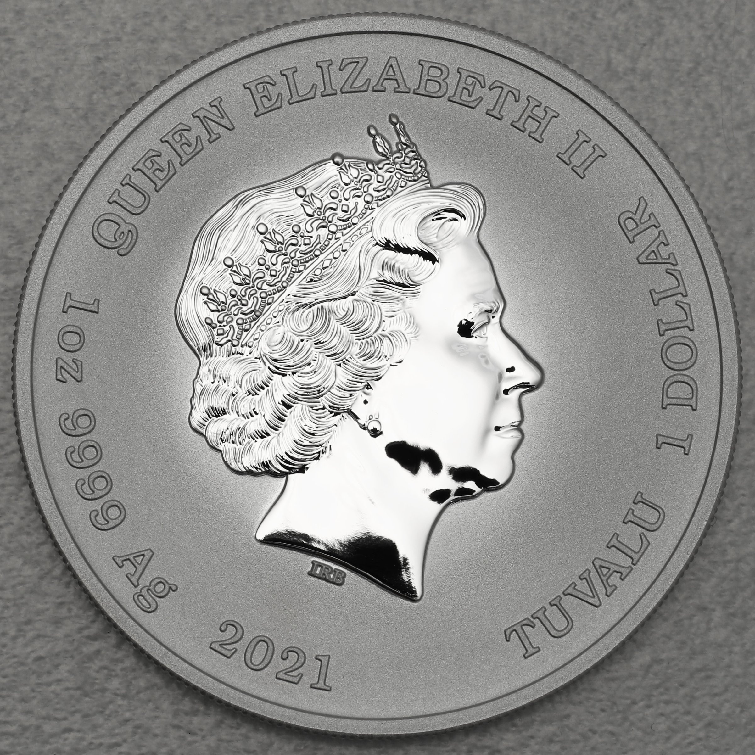 Silbermünze 1oz "John Wayne" 2021 (koloriert) (Tuvalu) - Detailansicht 1