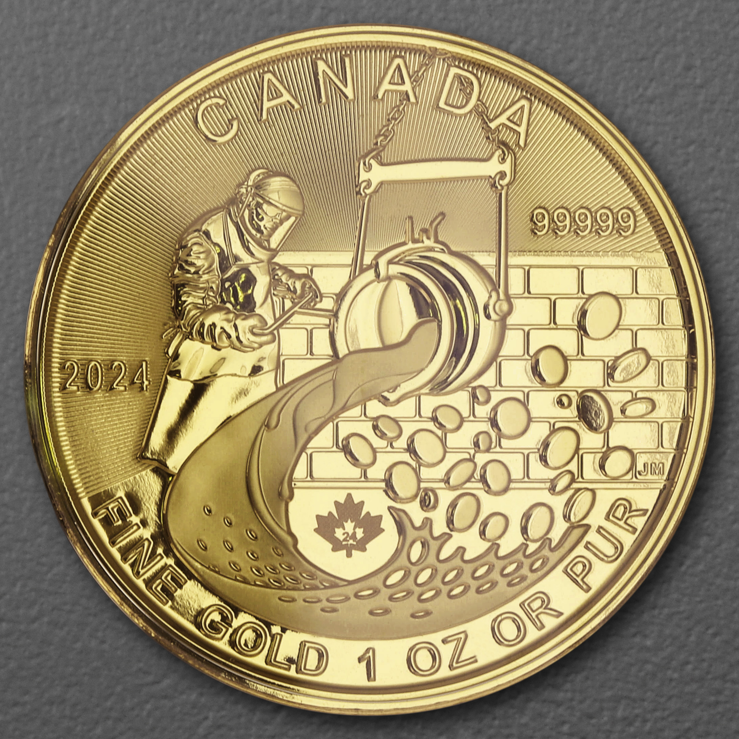 Goldmünze 1oz "From Dore to Refined Gold" 2024 Klondike Gold Rush (Kanada) - Hauptansicht