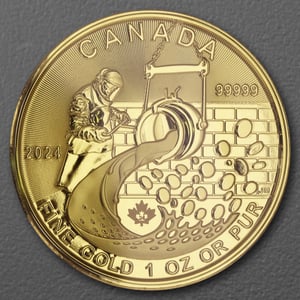 Goldmünze 1oz "From Dore to Refined Gold" 2024 Klondike Gold Rush (Kanada) - Hauptansicht