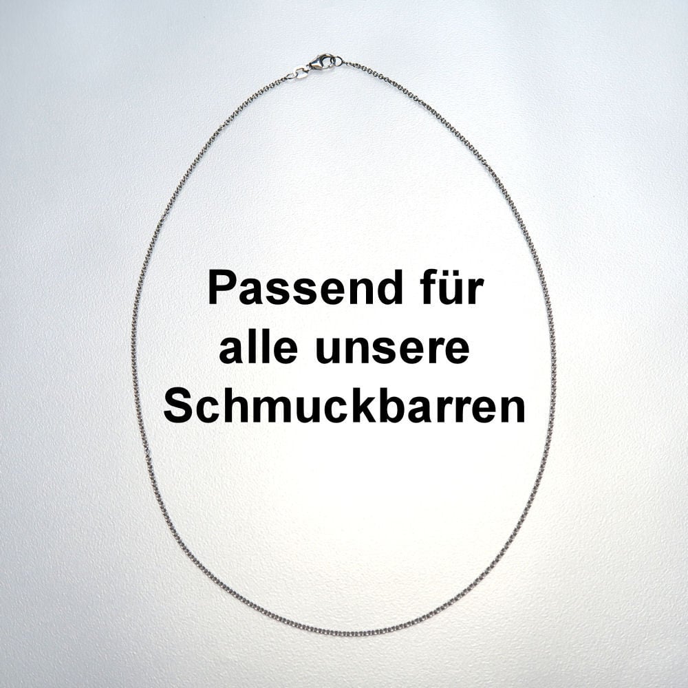 Weißgoldkette 585er/50 cm "Anker-Form" (14 kt WG) - Detailansicht 1
