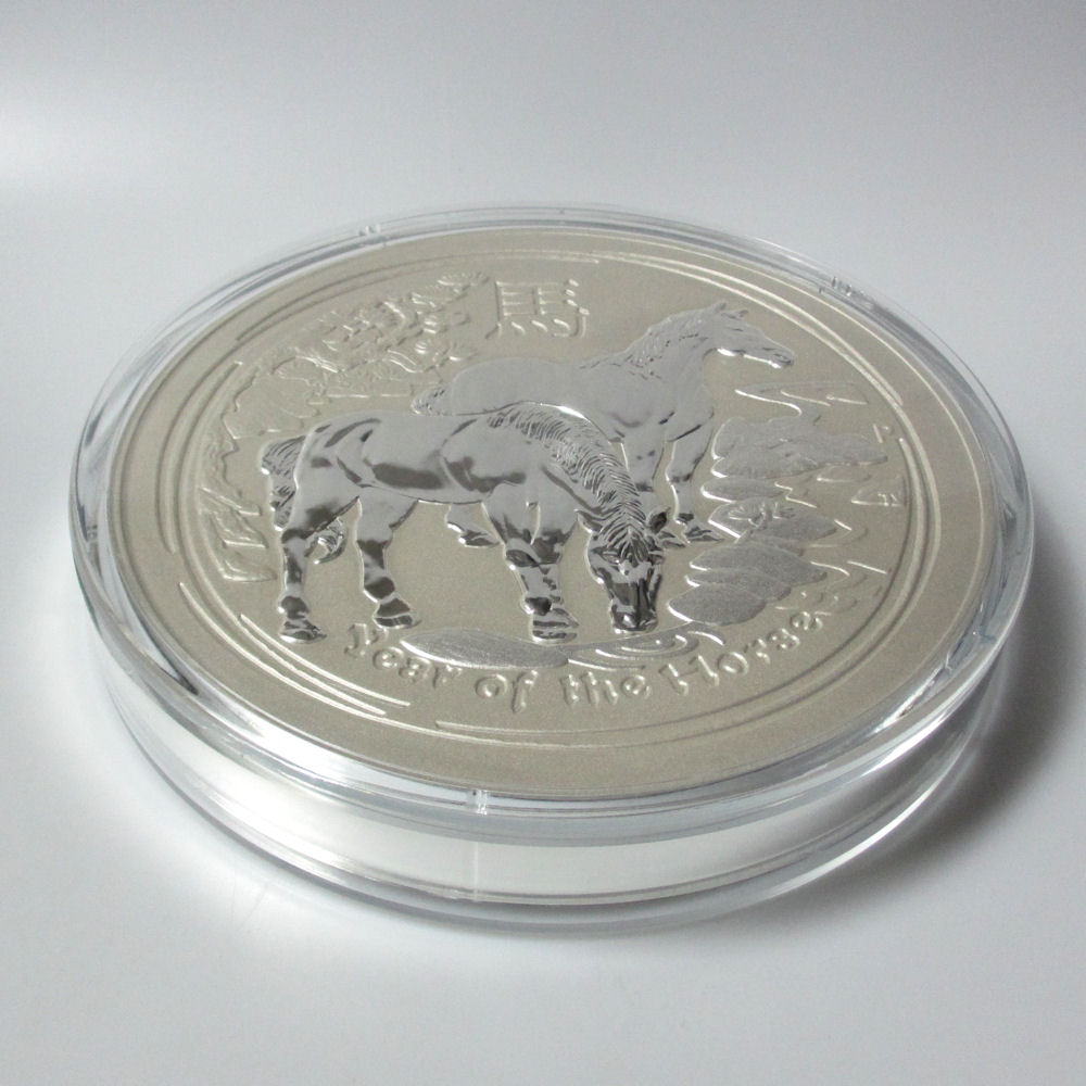 Silbermünze 10kg "Pferd" 2014 Lunar II – Year of the Horse (Australien) - Detailansicht 2