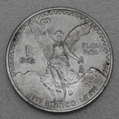 Silbermünze 1oz "Libertad" 1993 (Mexiko) - Miniaturansicht 1