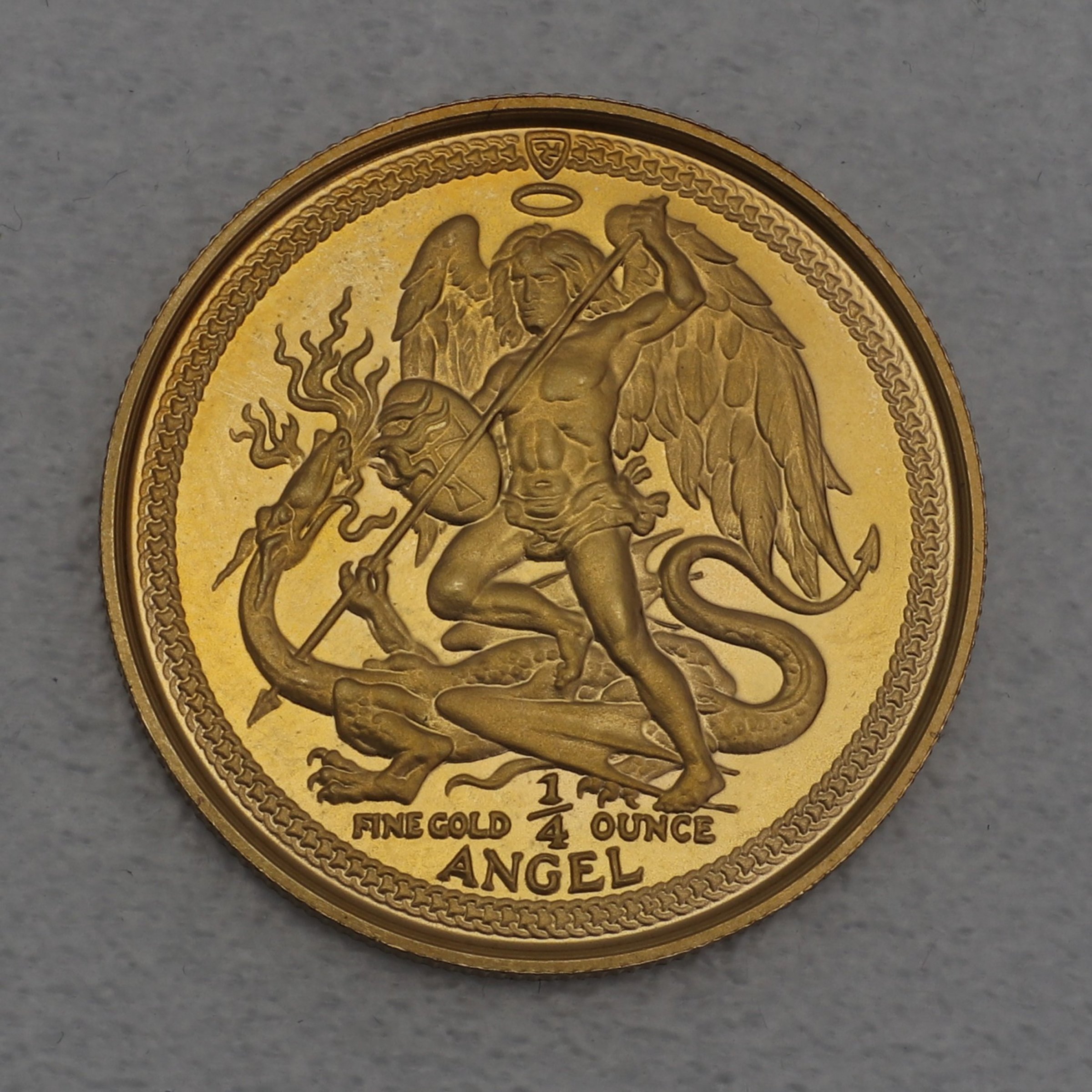 Goldmünze 1/4oz "Angel" 1985 (Isle of Man) - Hauptansicht