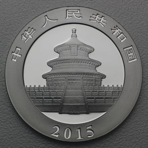 Silbermünze 1oz "Panda" 2015 (China) - Miniaturansicht 2