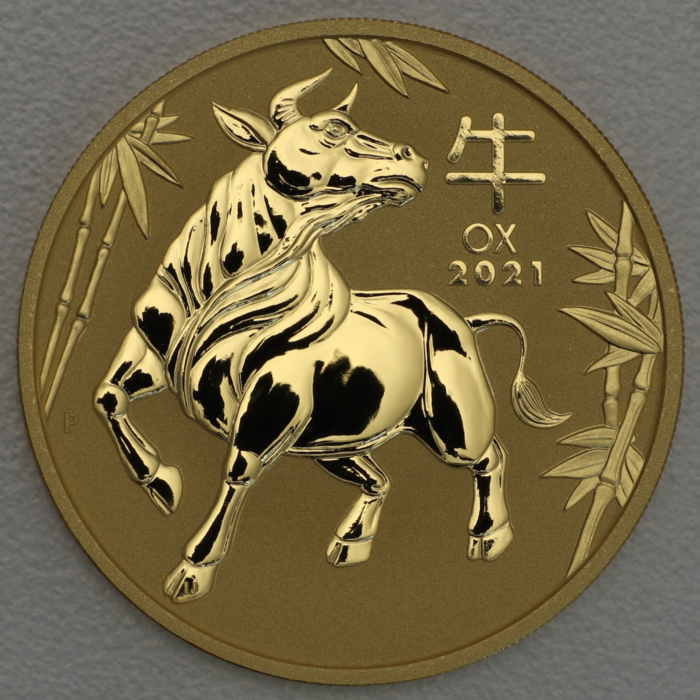 Goldmünze 2oz "Ochse" 2021 Lunar III – Year of the Ox (Australien) - Hauptansicht