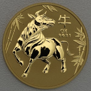 Goldmünze 2oz "Ochse" 2021 Lunar III – Year of the Ox (Australien) - Hauptansicht