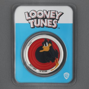 Silbermünze 1oz "Daffy Duck" 2022 (koloriert) Looney Tunes diff. (Samoa) - Hauptansicht