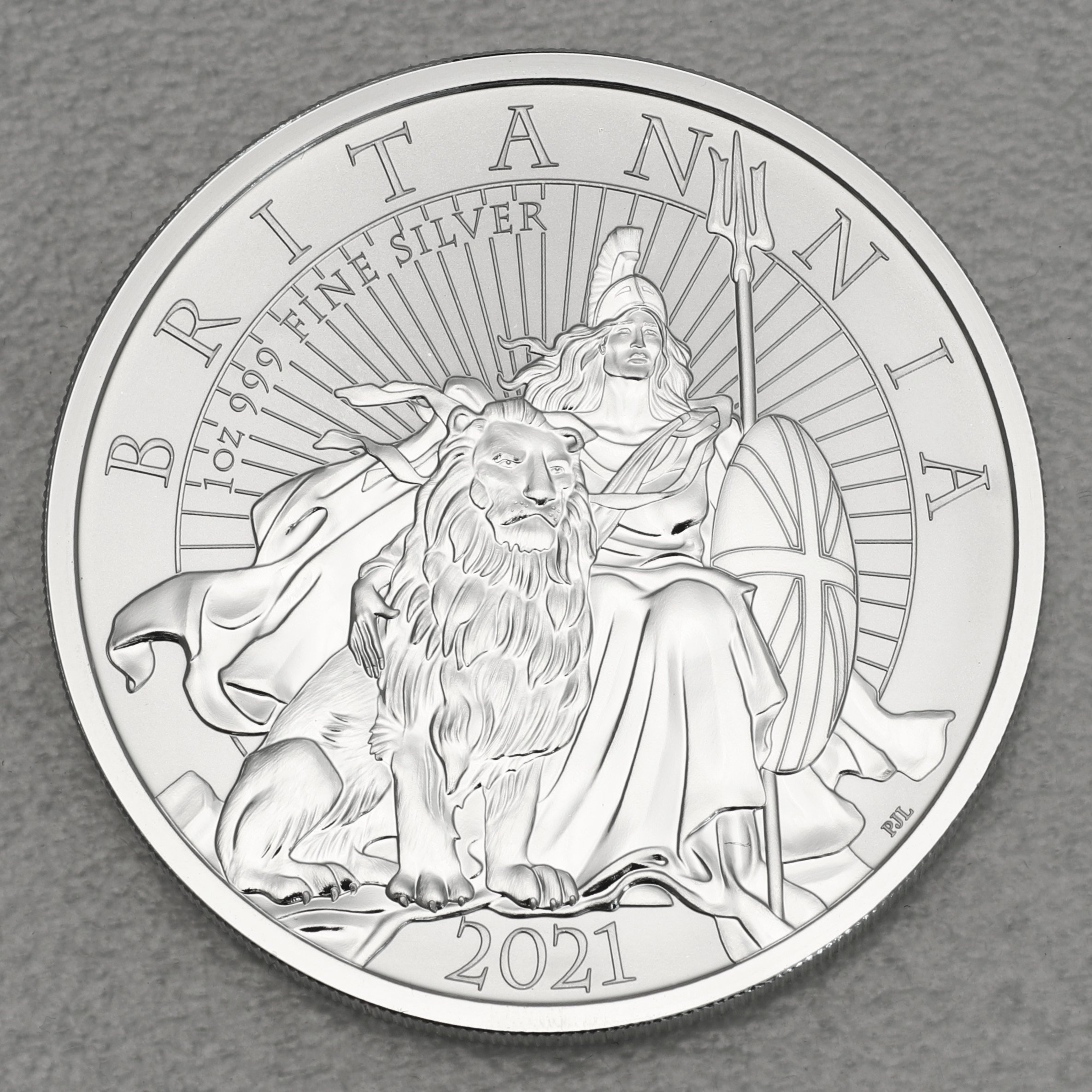 Silbermünzen "Britannia" 2021 (PP) Set – 2-teilig (Großbritannien) - Detailansicht 3