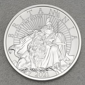 Silbermünzen "Britannia" 2021 (PP) Set – 2-teilig (Großbritannien) - Miniaturansicht 4