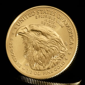 Goldmünze 1/2oz "American Eagle" aktueller Jahrgang (USA) - Miniaturansicht 5