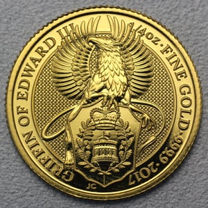Goldmünze 1/4oz "Griffin of Edward III." 2017 The Queen s Beasts (Großbritannien) - Hauptansicht