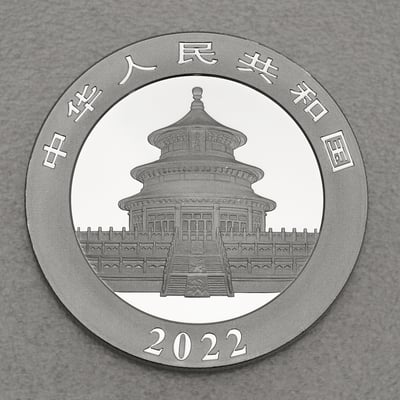 Silbermünzen 2 x 30g "Panda" 2022 (koloriert) Set – 2-teilig Night & Day (China) - Miniaturansicht 4