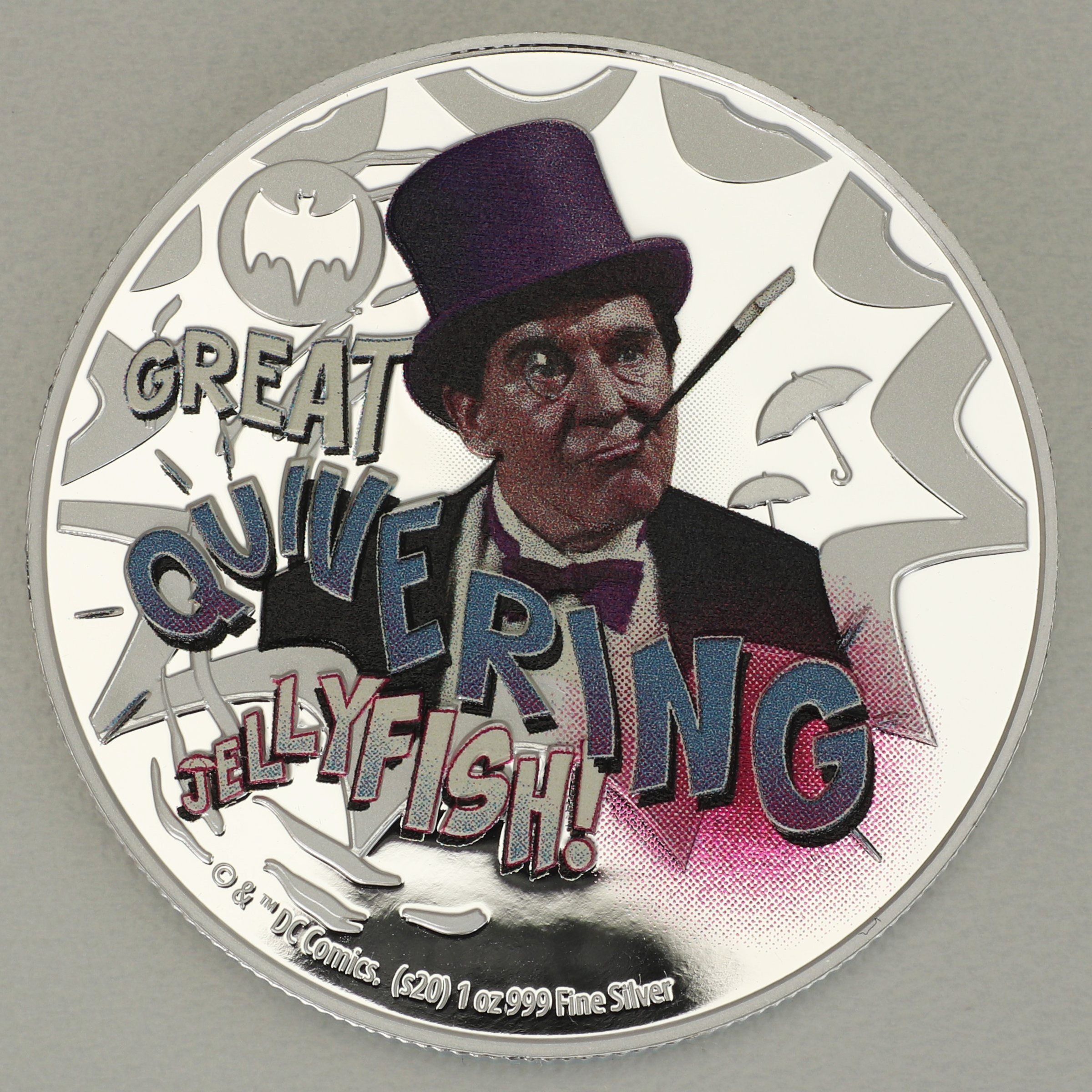 Silbermünze 1oz "Penguin" 2020 (PP/koloriert) Batman  66 (Niue) - Hauptansicht