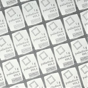 Palladiumtafel VALCAMBI (50x 1g Pd) "CombiBar" - Miniaturansicht 2
