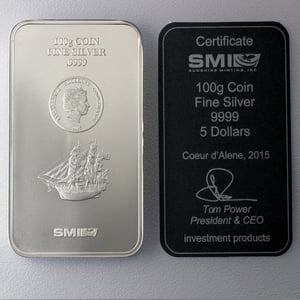 Münzbarren 100g "SMI / Cook Islands" - Miniaturansicht 3