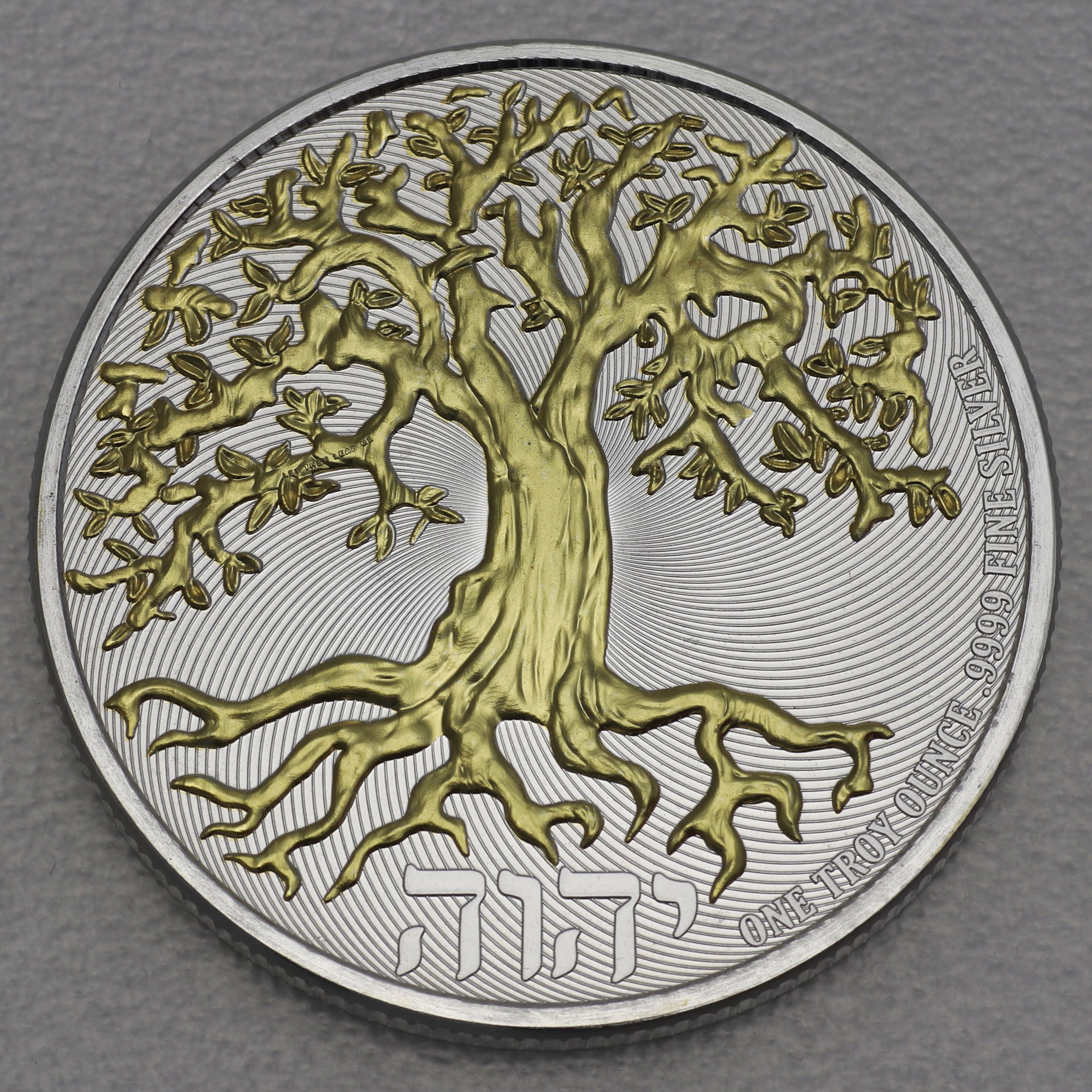 Silbermünze 1oz "TREE OF LIFE" 2021 (vergoldet) Truth (Niue) - Hauptansicht