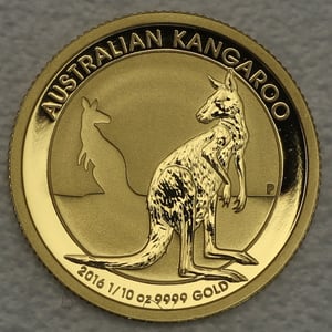 Goldmünze 1/10oz "Känguru" 2016 (Australien) - Hauptansicht