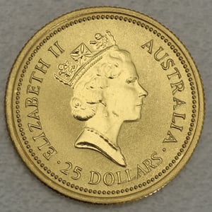 Goldmünze 1/4oz "Australian Nugget" 1987 (Australien) - Miniaturansicht 2