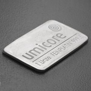 Platinbarren 1oz UMICORE (Pt) - Miniaturansicht 3