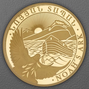 Goldmünze 1oz "Arche Noah" aktueller Jahrgang (Armenien) - Hauptansicht
