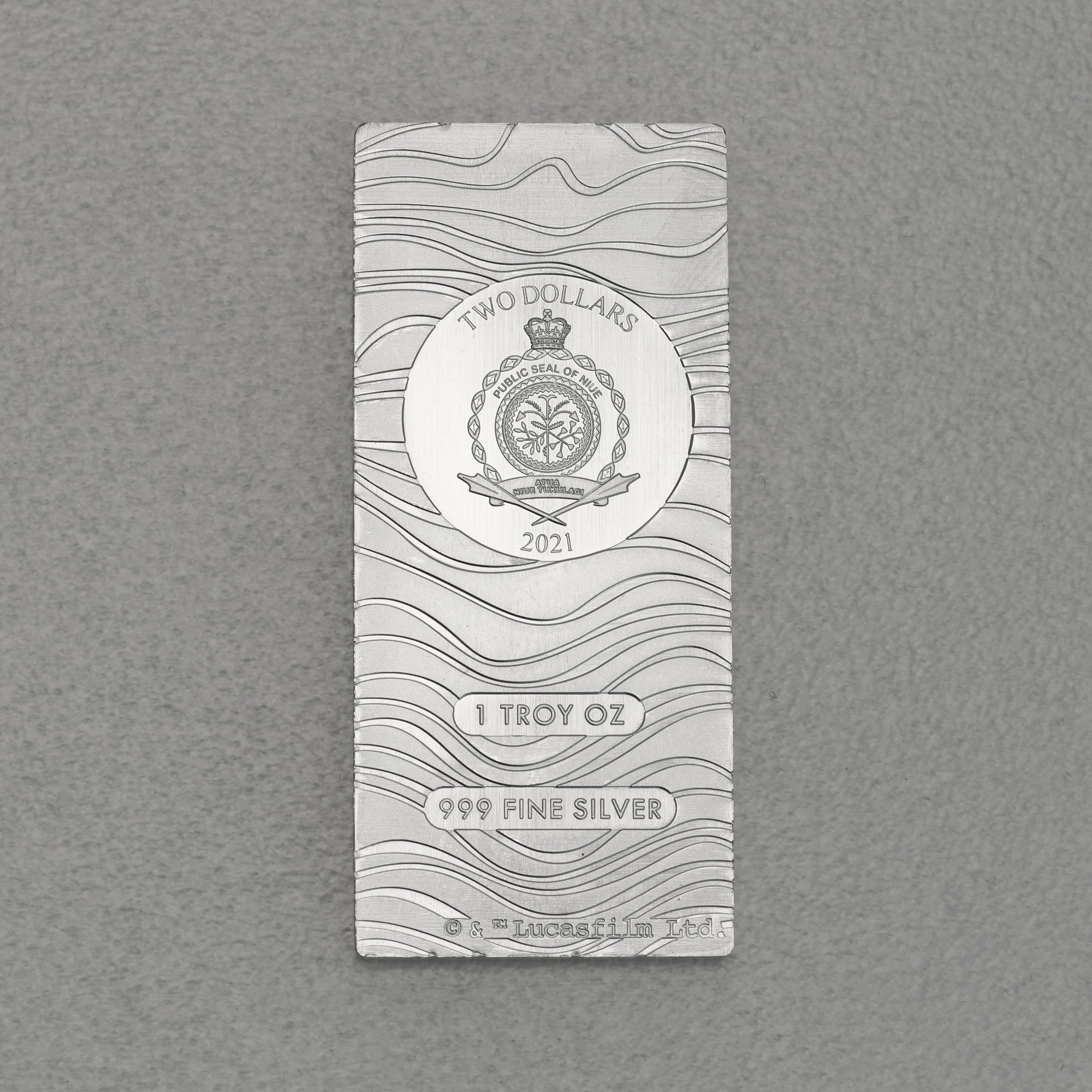 Münzbarren 1oz "Mandalorian Beskar" 2021 (Niue) - Hauptansicht