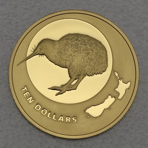 Goldmünze 1/4oz "Kiwi" 2009 Icons of New Zealand (Neuseeland) - Hauptansicht
