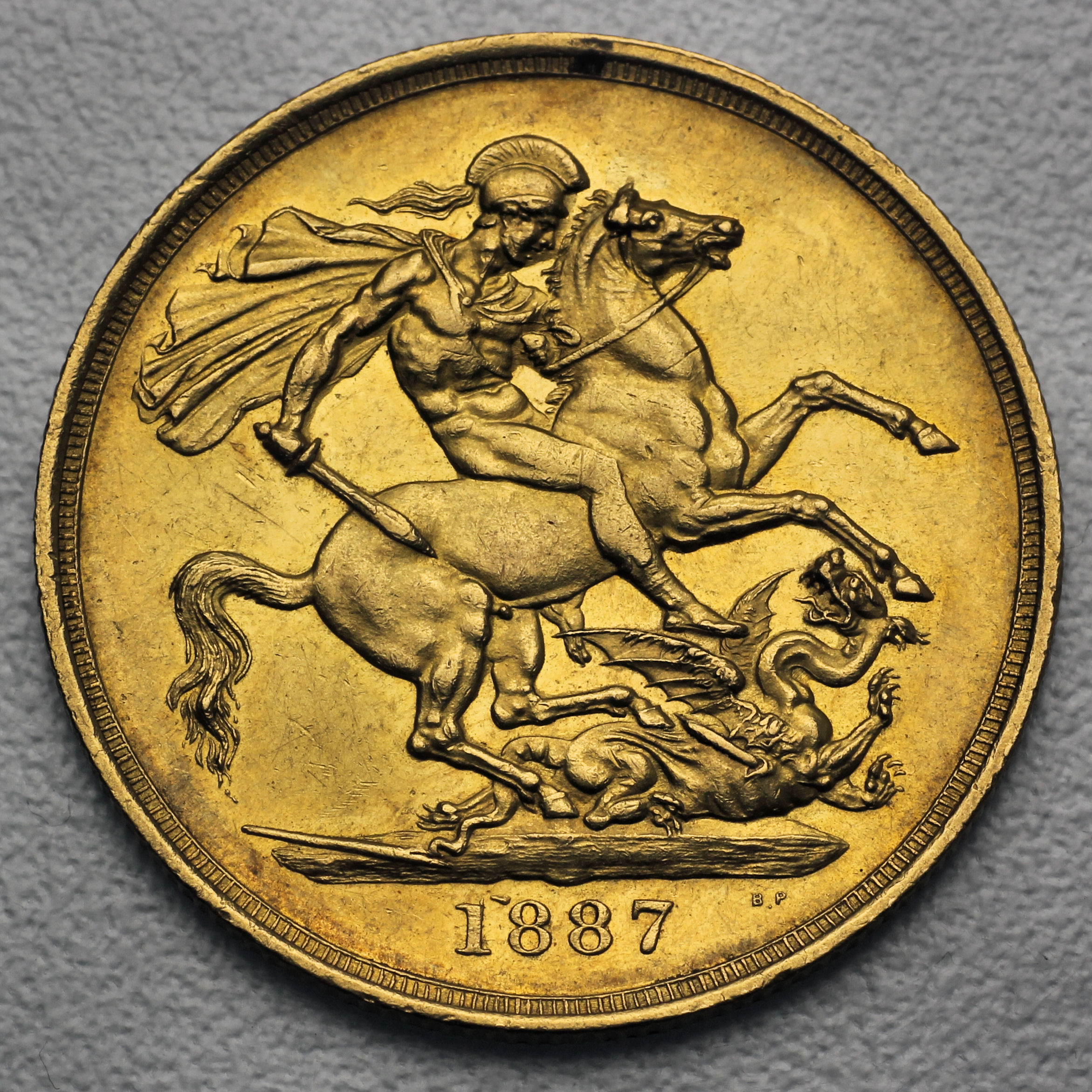 Goldmünze 2 Sovereign "Victoria" Krone (Großbritannien) - Detailansicht 1
