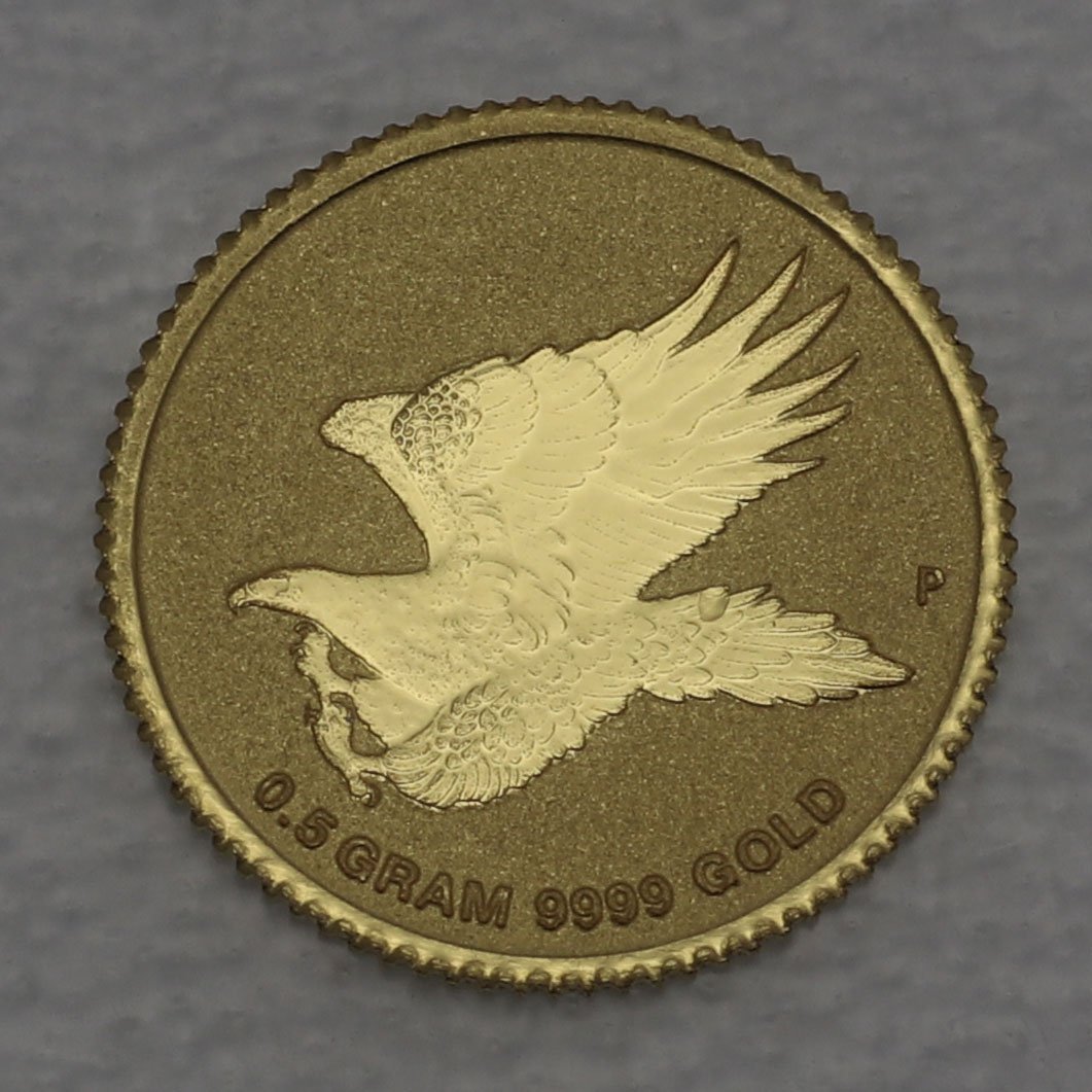 Goldmünze 0,5g "Wedge-tailed Eagle" 2015 Mini Gold Coin (Australien) - Hauptansicht