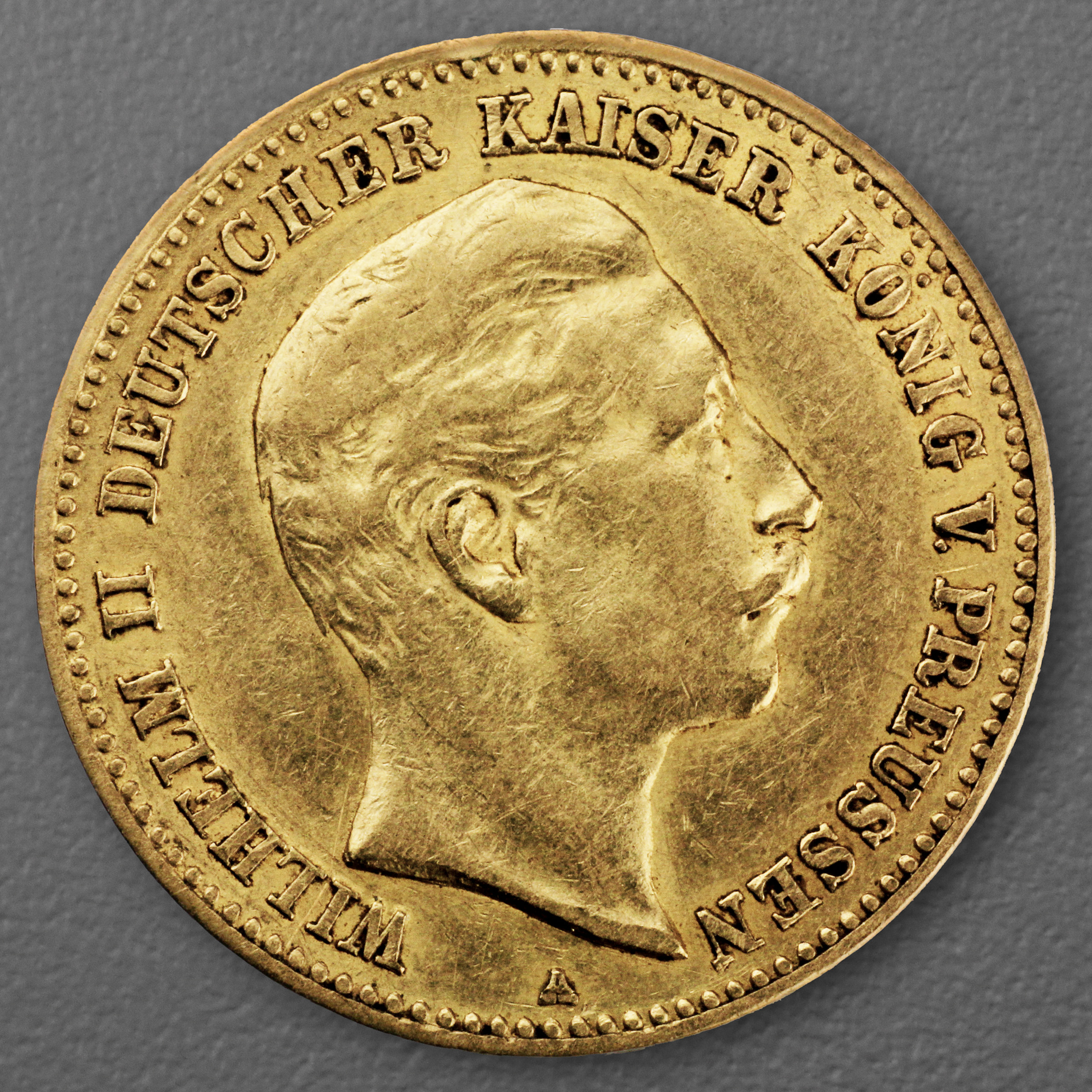 Goldmünze 10 Mark "Wilhelm II." 1895-A J.251 (Preußen) - Hauptansicht