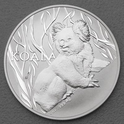 Silbermünze 1oz "Koala" 2024 Royal Australian Mint diff. (Australien) - Miniaturansicht 1
