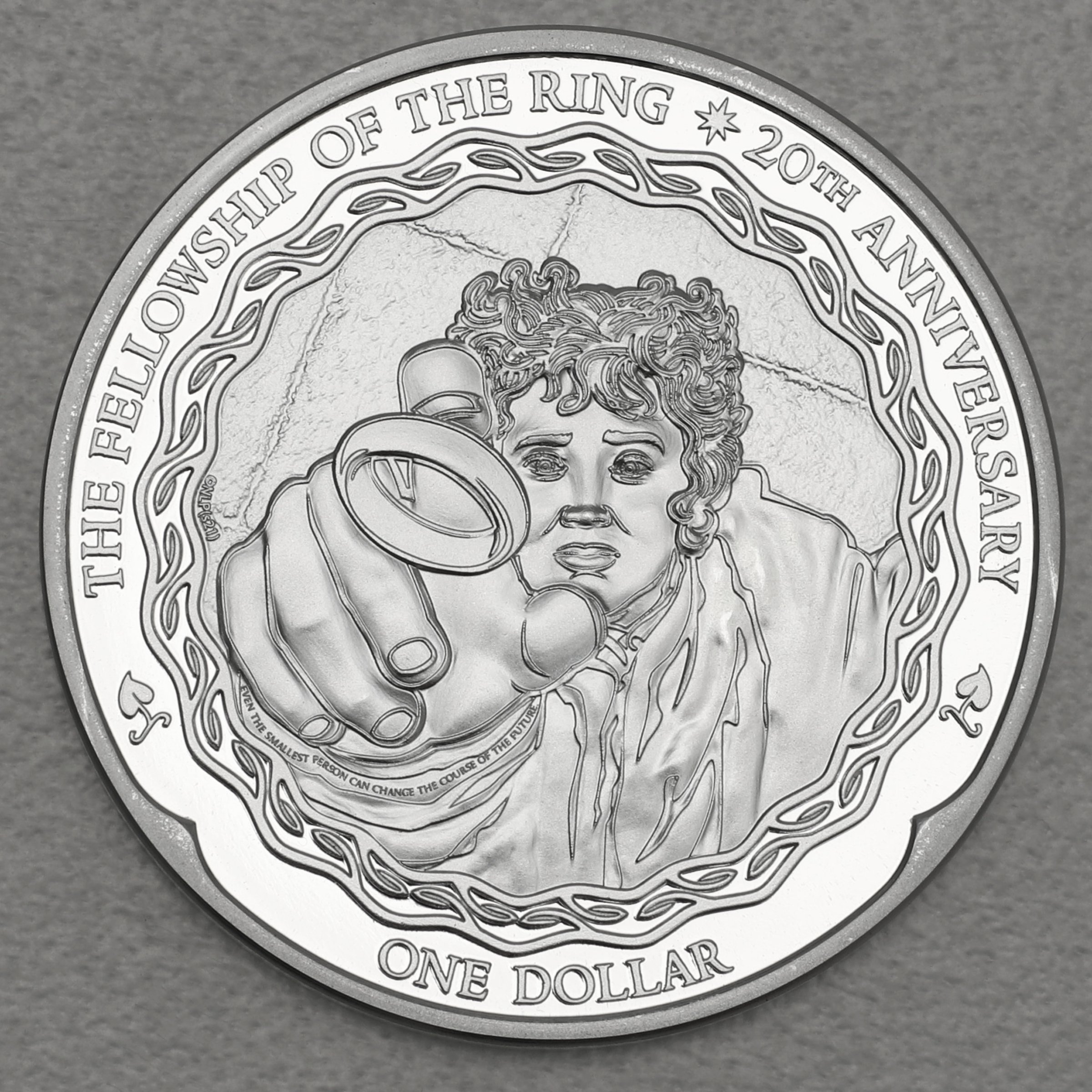 Silbermünze 1oz "Frodo" 2021 Herr der Ringe (Niue) - Hauptansicht