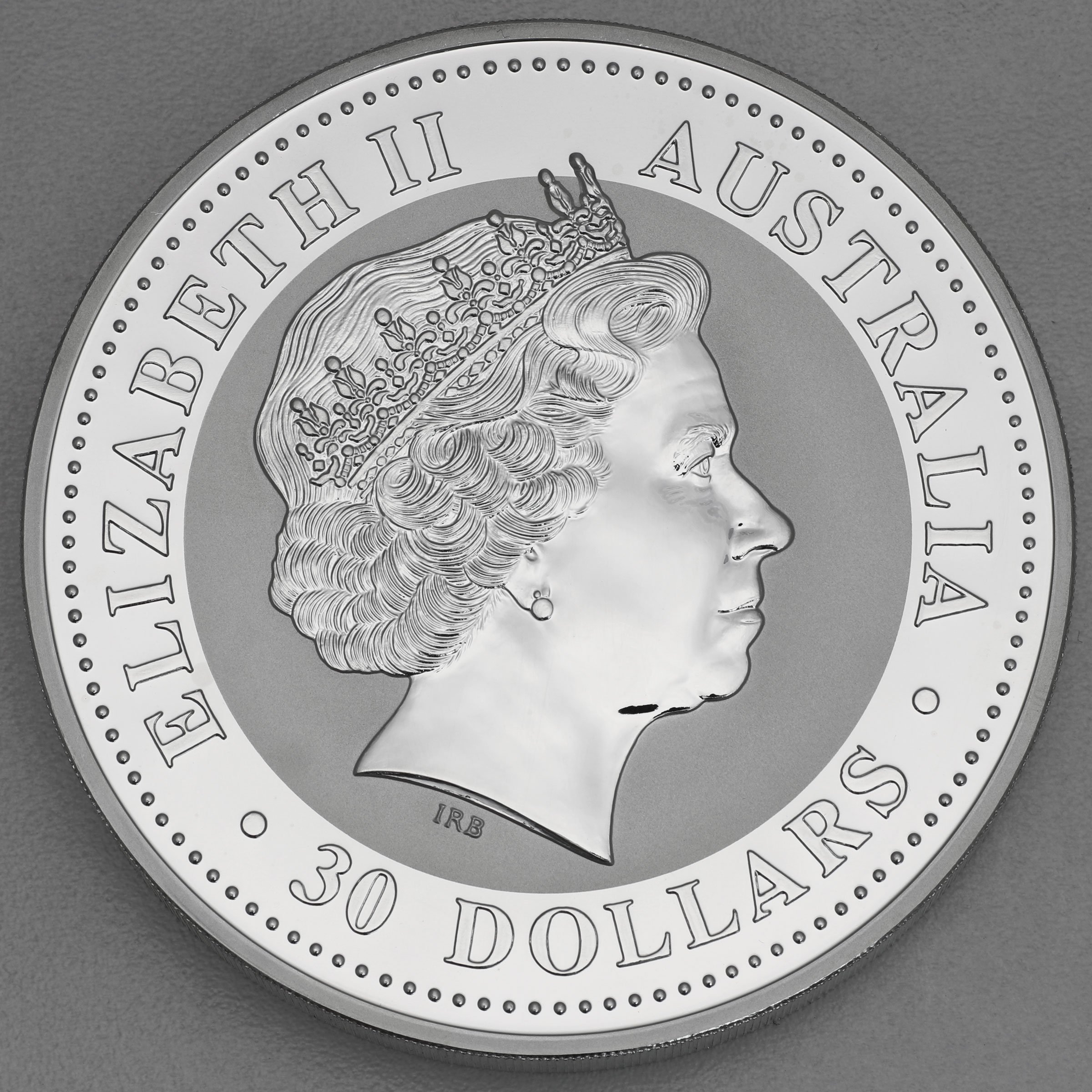 Silbermünze 1kg "Kookaburra" 2001 (Australien) - Detailansicht 1