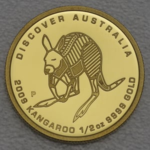 Goldmünze 1/2oz "Kangaroo" 2009 Discover Australia (Australien) - Hauptansicht